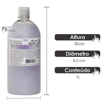 Imagem de Sabonete Liquido 1L - Flor de Algodão 