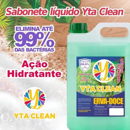 Imagem de Sabonete Líquido c/ hidratante Erva doce YTA CLEAN - 5 litros