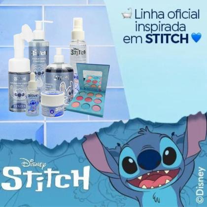 Imagem de Sabonete Liquido Corpo Pantenol Aloe Vera Stitch 250ml Azul