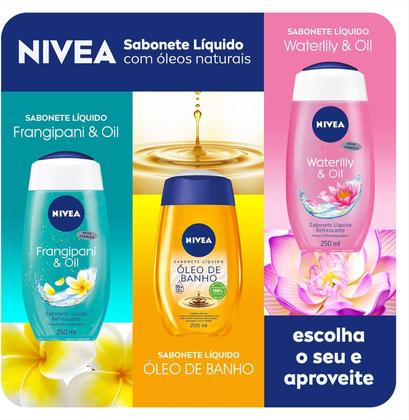 Imagem de Sabonete Líquido Corporal Nivea Óleo de Banho 200ml