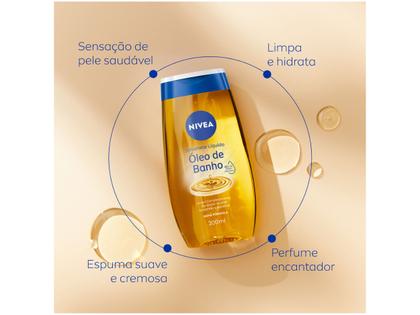 Sabonete Líquido Corporal Nivea Óleo de Banho - 200ml Imagem de Sabonete Líquido Corporal Nivea Óleo de Banho