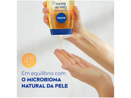 Sabonete Líquido Corporal Nivea Óleo de Banho - 200ml Imagem de Sabonete Líquido Corporal Nivea Óleo de Banho