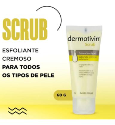 Imagem de Sabonete Líquido Cremoso Esfoliante Dermotivin Scrub Com 60g