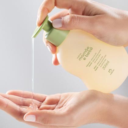 Imagem de Sabonete Líquido Da Cabeça Aos Pés Mamãe E Bebê Natura 200ml
