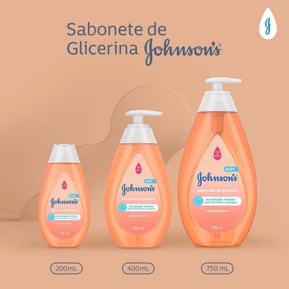 Imagem de Sabonete Líquido de Glicerina Da Cabeça aos Pés Johnson's Baby
