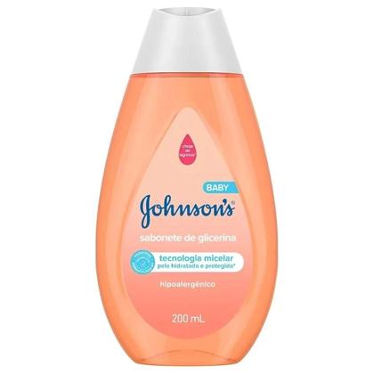 Imagem de Sabonete líquido de glicerina hipoalergênico 200mL Johnsons Baby