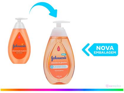 Imagem de Sabonete Líquido de Glicerina Johnson's Baby 400ml
