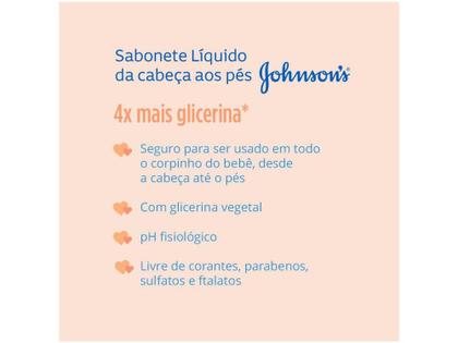 Imagem de Sabonete Líquido de Glicerina Johnsons Baby - Da Cabeça aos Pés 400ml