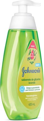 Imagem de Sabonete Líquido de Glicerina Johnsons Baby Lavanda 400ml