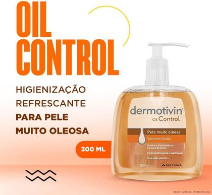 Imagem de Sabonete Líquido Dermotivin Oil Control 300ml