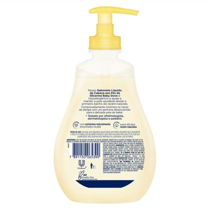 Imagem de Sabonete Líquido Dove Baby Hidratação Glicerinada 400ml