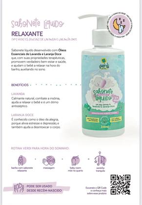 Imagem de Sabonete Líquido e Shampoo relaxante Sono Bebê Vegano Verdi