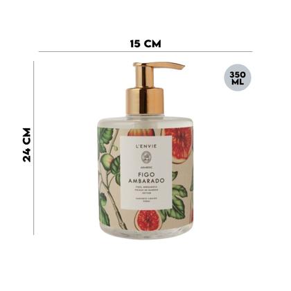 Imagem de Sabonete Líquido Figo Ambarado Frutal Lenvie 350ml