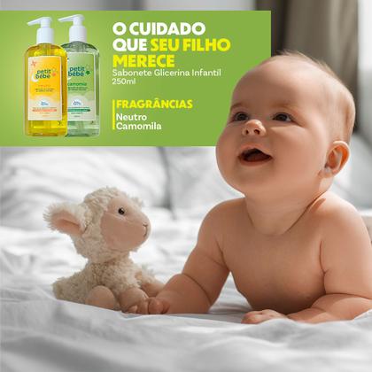 Imagem de Sabonete Líquido Glicerina Petit Bebe Neutro 250ml Augusto Caldas