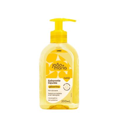 Imagem de Sabonete Líquido Infantil 200ml João e Maria Cimed - pele sensível  com PH balanceado