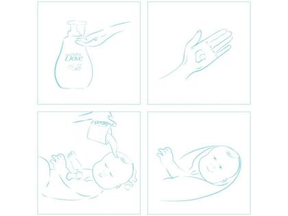 Imagem de Sabonete Líquido Infantil Dove Baby - Hidratação Enriquecida 400ml
