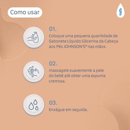 Imagem de Sabonete Líquido Johnson Baby Glicerina Cabeça aos Pés 400ml