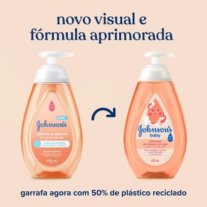 Imagem de Sabonete Líquido Johnson's Baby Glicerina 400ml