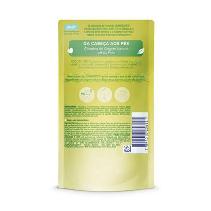 Imagem de Sabonete Líquido Johnsons Baby Glicerina Lavanda Refil 180ml