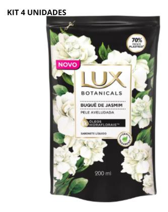 Imagem de Sabonete Líquido Lux Botanicals Buquê De Jasmim Kit 4 Un
