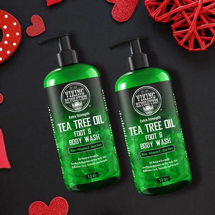 Imagem de Sabonete Líquido Masculino Viking Revolution Tea Tree Oil - Pacote com 2 Unidades