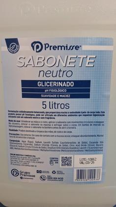 Imagem de Sabonete liquido neutro sem fragância glicerinado 5l