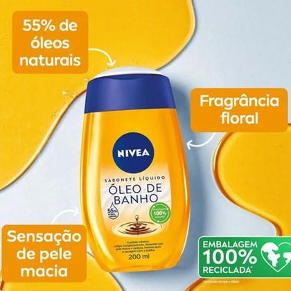 Imagem de Sabonete Liquido Nivea Natural Oil 200ml