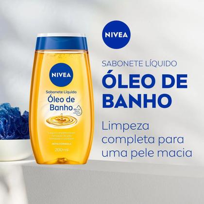 Imagem de Sabonete Líquido Óleo de Banho 200ml Nivea
