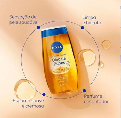 Imagem de Sabonete Líquido Óleo de Banho 200ml Nivea