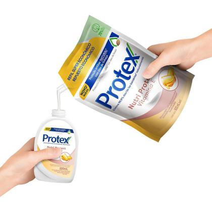 Imagem de Sabonete Líquido para as Mãos Protex Nutri Protect Vitamina E Refil 900ml