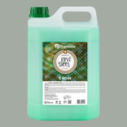 Imagem de Sabonete líquido Para Mãos, Rosto e Corpo 5 litro Erva Doce - Premisse