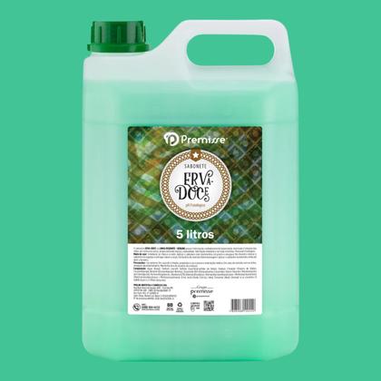 Imagem de Sabonete líquido Para Mãos, Rosto e Corpo 5 litro Erva Doce - Premisse