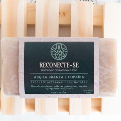 Imagem de Sabonete Natural de Argila Branca e Copaíba