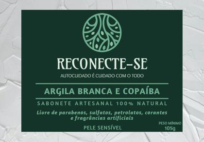 Imagem de Sabonete Natural de Argila Branca e Copaíba