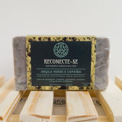 Imagem de Sabonete Natural de Argila Verde e Copaíba