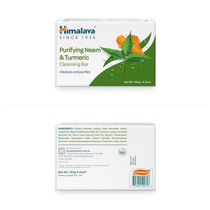 Imagem de Sabonete purificante de neem e açafrão Himalaya, 130 ml, pacote com 12