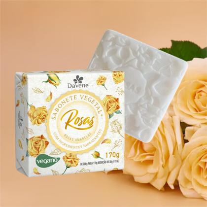 Imagem de Sabonete Vegetal Rosas Amarelas 170G Davene
