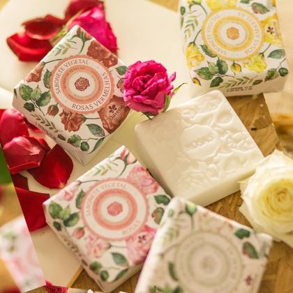 Imagem de Sabonete Vegetal Rosas Brancas 170G Davene