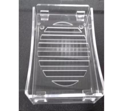 Imagem de Saboneteira Acrílico Cristal Luxo Pia Banheiro Lavabo