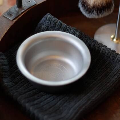 Imagem de Saboneteira de barbear Vikings Blade The Chairman Sandblasted Steel
