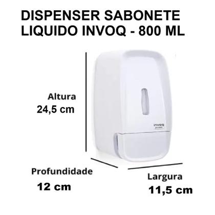 Imagem de Saboneteira Dispenser Sabonete Liquido Premisse Linha Invoq Não Acompanha Reservatório 800 ml