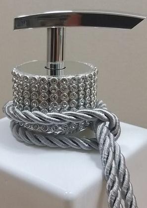 Imagem de Saboneteria Dispenser Para Sabonete Líquido Porta Escovas De Dentes Pincel Make Luxo