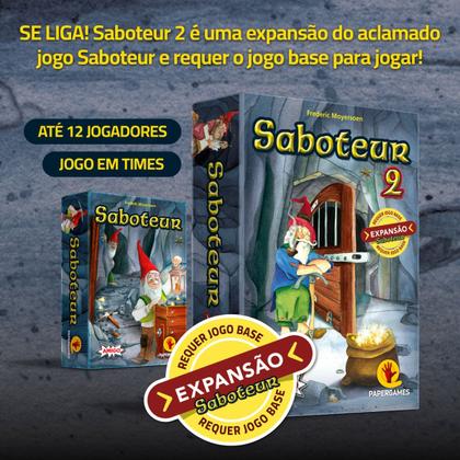 Imagem de Saboteur 2 Expansão Jogo de Cartas Estratégia Blefe e Ação