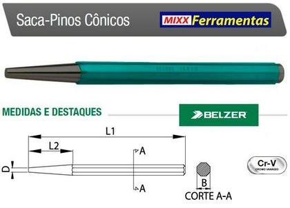 Imagem de Saca Pino 150 x 5 mm Belzer * 7377