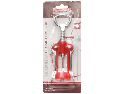 Imagem de Saca Rolhas Classic Vermelho - Hauskraft