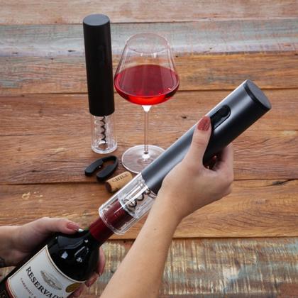 Imagem de Saca Rolhas Elétrico com LED - INOX