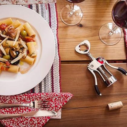 Imagem de Saca Rolhas Para Vinho Em Aço Inox Acessórios Vinho Brinox