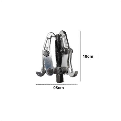 Imagem de Sacador Polia E Rolamento Com 3 Garras Aço Carbono 03"Pols