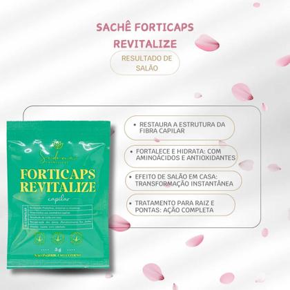 Imagem de Sachê Forticaps Revitalize Capilar 3g Tratamento Intensivo
