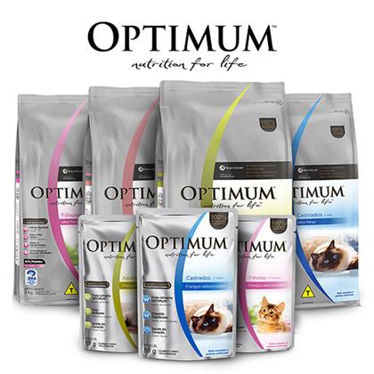 Imagem de Sache Gatos Optimum Adultos Frango 85g 10 unid Alimento Úmido Gato